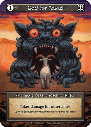 Goat for Azazel (Foil)  - Gothic Foil