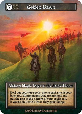 Golden Dawn (Foil)  - Gothic Foil