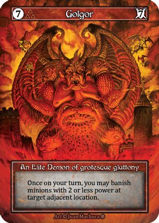 Golgor (Foil)  - Gothic Foil