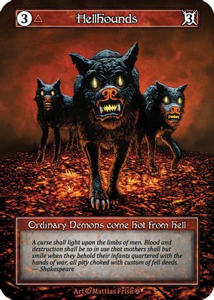 Hellhounds (Foil)  - Gothic Foil
