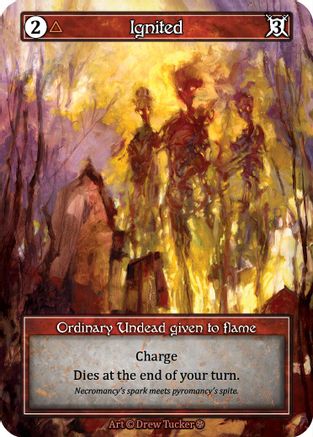 Ignited (Foil)  - Gothic Foil