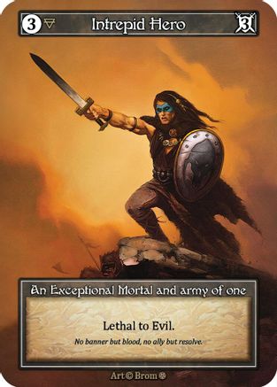 Intrepid Hero (Foil)  - Gothic Foil