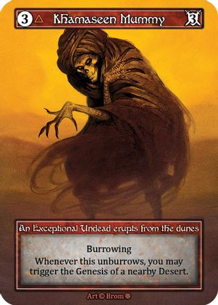 Khamaseen Mummy (Foil)  - Gothic Foil