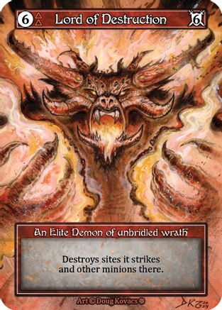 Lord of Destruction (Foil)  - Gothic Foil