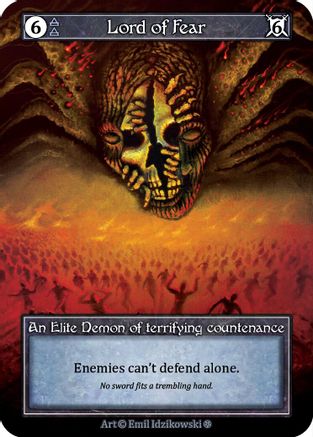 Lord of Fear (Foil)  - Gothic Foil