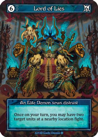 Lord of Lies (Foil)  - Gothic Foil