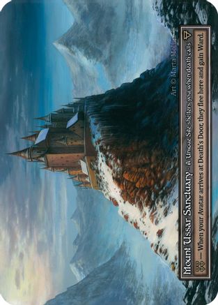 Mount Ussar Sanctuary (Foil)  - Gothic Foil