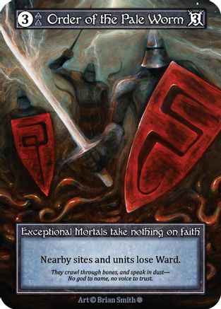 Order of the Pale Worm (Foil)  - Gothic Foil