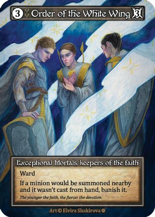 Order of the White Wing (Foil)  - Gothic Foil