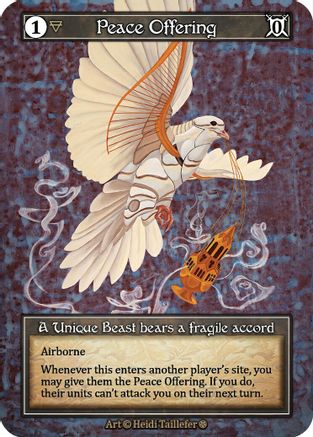 Peace Offering (Foil)  - Gothic Foil