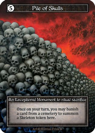 Pile of Skulls (Foil)  - Gothic Foil