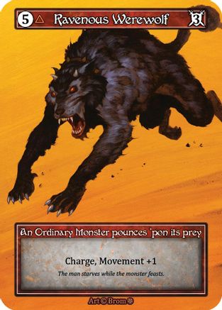 Ravenous Werewolf (Foil)  - Gothic Foil