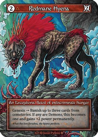 Redmane Hyena (Foil)  - Gothic Foil