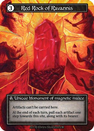 Red Rock of Ravannis (Foil)  - Gothic Foil