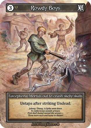 Rowdy Boys (Foil)  - Gothic Foil