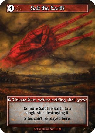 Salt the Earth (Foil)  - Gothic Foil