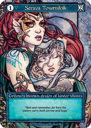 Serava Townsfolk (Foil)  - Gothic Foil