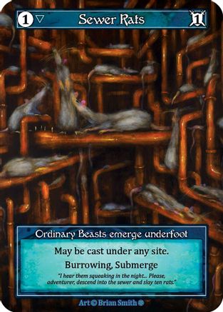 Sewer Rats (Foil)  - Gothic Foil