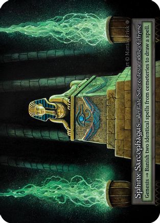 Sphinx Sarcophagus  - Gothic