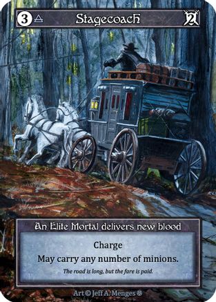 Stagecoach (Foil)  - Gothic Foil