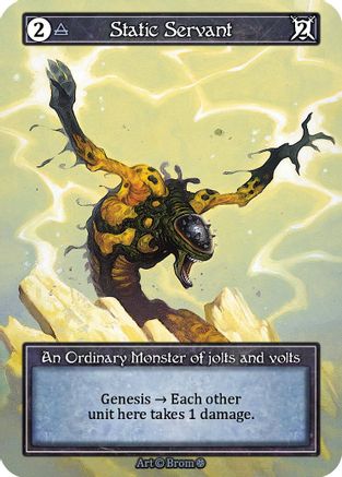 Static Servant (Foil)  - Gothic Foil