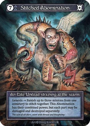 Stitched Abomination (Foil)  - Gothic Foil