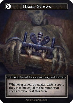 Thumb Screws (Foil)  - Gothic Foil