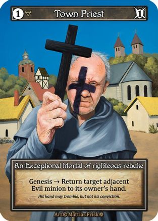Town Priest (Foil)  - Gothic Foil