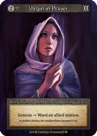 Virgin in Prayer  - Gothic