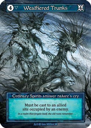 Weathered Trunks (Foil)  - Gothic Foil