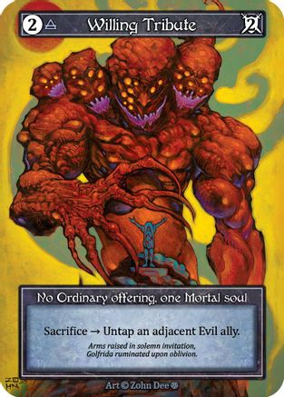 Willing Tribute (Foil)  - Gothic Foil