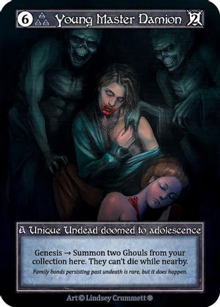 Young Master Damion (Foil)  - Gothic Foil
