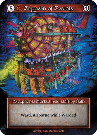 Zeppelin of Zealots (Foil)  - Gothic Foil