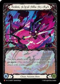 Arakni, 5L!p3d 7hRu 7h3 cR4X (Extended Art) Armory Deck