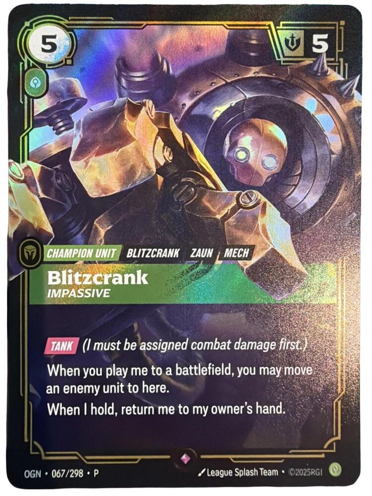 Blitzcrank Impassive Promo Nexus Night 1