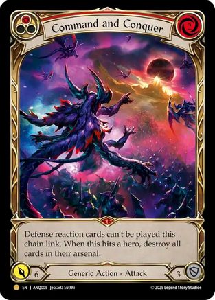 Command and Conquer (ANQ009) - Compendium of Rathe - Antiquity Pack Rainbow Foil