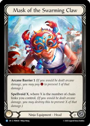 Mask of the Swarming Claw (PEN030) - Compendium of Rathe Cold Foil