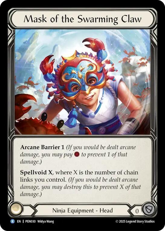 Mask of the Swarming Claw Cold Foil