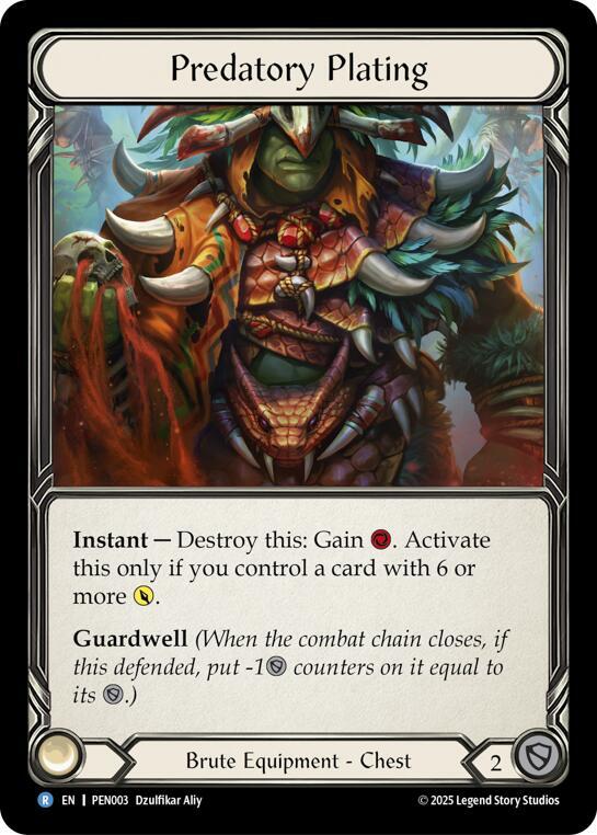 Predatory Plating Cold Foil