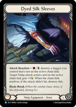 Dyed Silk Sleeves (PEN032) - Compendium of Rathe Cold Foil