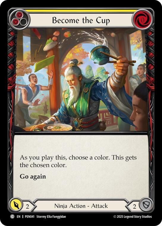Become The Cup (Yellow) Rainbow Foil