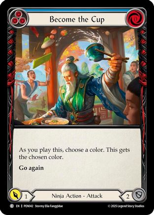 Become The Cup (Blue) (PEN042) - Compendium of Rathe Rainbow Foil