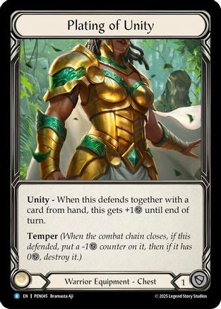 Plating Of Unity (PEN045) - Compendium of Rathe Cold Foil