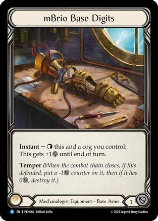 Mbrio Base Digits (PEN060) - Compendium of Rathe Cold Foil