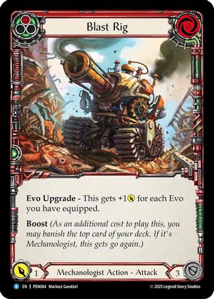 Blast Rig (Red) (PEN064) - Compendium of Rathe Rainbow Foil