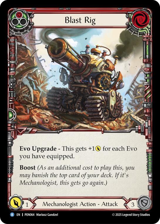 Blast Rig (Red) Rainbow Foil