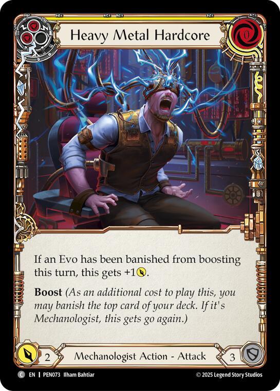 Heavy Metal Hardcore (Yellow) Rainbow Foil