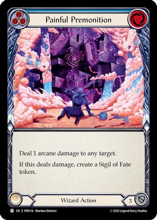 Painful Premonition (Blue) (PEN116) - Compendium of Rathe
