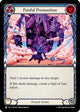Painful Premonition (Blue) (PEN116)  Rainbow Foil