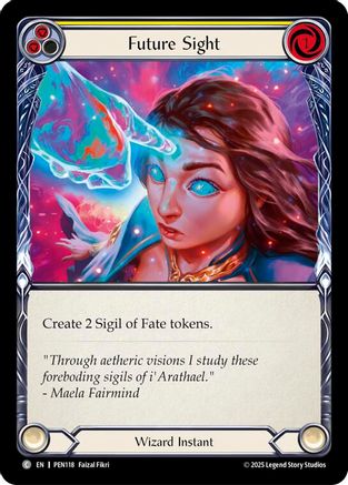 Future Sight (Yellow) (PEN118) - Compendium of Rathe Rainbow Foil